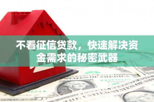 汉台不看征信贷款，快速解决资金需求的秘密武器