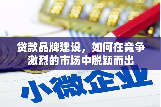 汉台贷款品牌建设，如何在竞争激烈的市场中脱颖而出