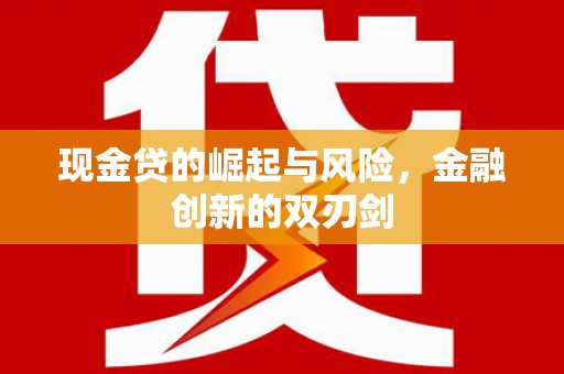 汉台现金贷的崛起与风险，金融创新的双刃剑