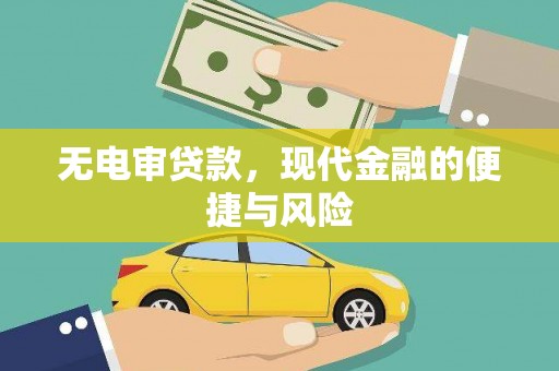 汉台无电审贷款，现代金融的便捷与风险