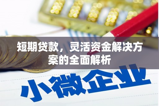 汉台短期贷款，灵活资金解决方案的全面解析