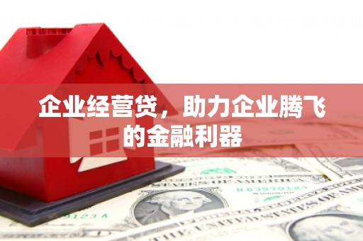 汉台企业经营贷，助力企业腾飞的金融利器
