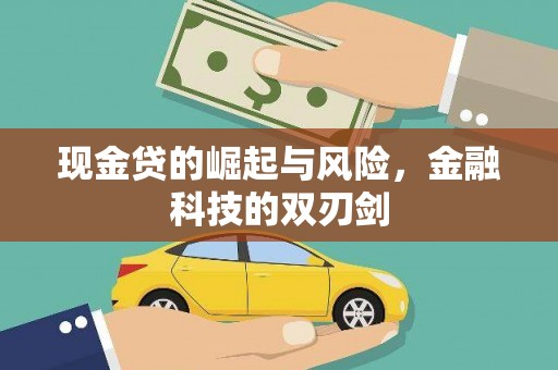 汉台现金贷的崛起与风险，金融科技的双刃剑