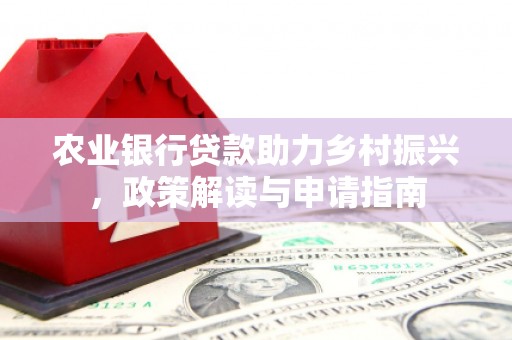 汉台农业银行贷款助力乡村振兴，政策解读与申请指南