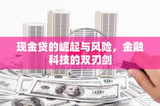 汉台现金贷的崛起与风险，金融科技的双刃剑