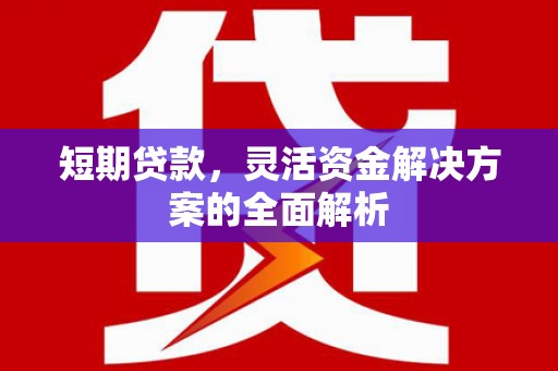 汉台短期贷款，灵活资金解决方案的全面解析
