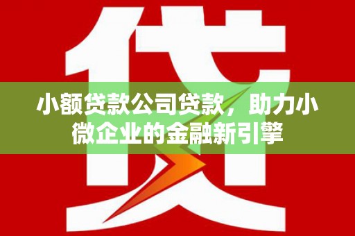 汉台小额贷款公司贷款，助力小微企业的金融新引擎