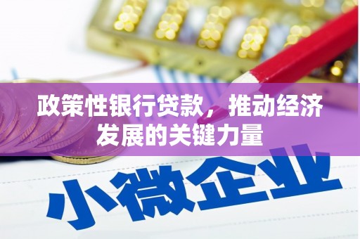 汉台政策性银行贷款，推动经济发展的关键力量