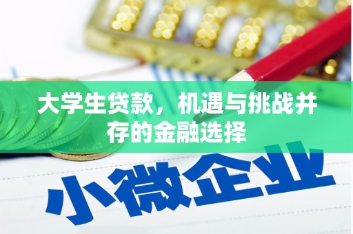 汉台大学生贷款，机遇与挑战并存的金融选择